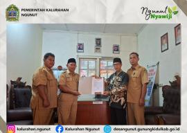 Bamuskal Ngunut Sampaikan Surat Pemberitahuan Akhir Masa Jabatan dan Kewajiban LPPKal kepada Lurah N